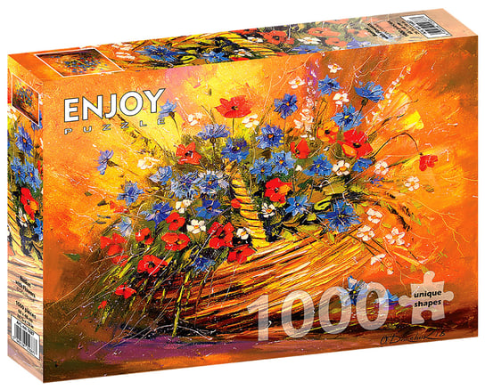 Puzzle, Kosz z kwiatami, 1000 el. Enjoy