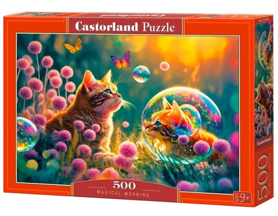 Puzzle Kot Magiczny Poranek, 500 el. Castorland