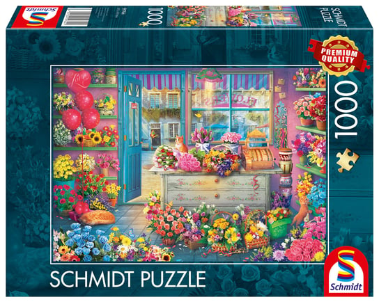 Puzzle, Kwiaciarnia, 1000 el. Schmidt