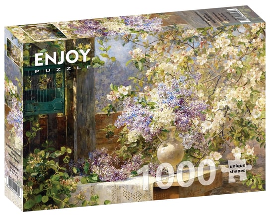 Puzzle, Kwiaty w altance, Marie Egner, 1000 el. Enjoy