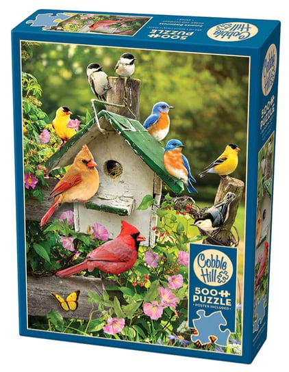Puzzle, Letni domek dla ptaków, 500 el. Cobble Hill