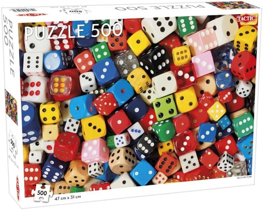 Puzzle Lovers, puzzle, "Lover's Special" Dices Pattern, 500 el. Puzzle Lovers