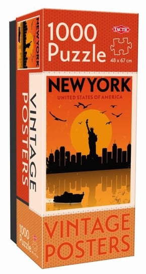 Puzzle Lovers, puzzle, "Vintage" Cities: New York, 1000 el. Puzzle Lovers