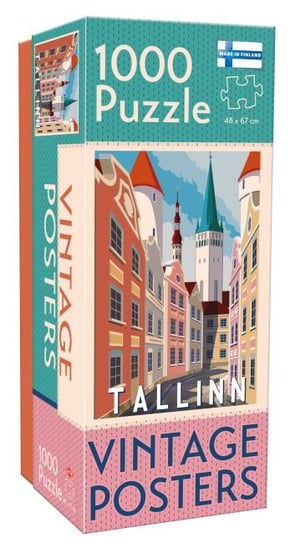 Puzzle Lovers, Puzzle, "Vintage" Cities: Tallinn, 1000 el. Puzzle Lovers
