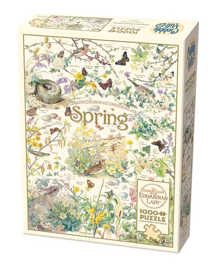 Puzzle, Ludowy pamiętnik: Wiosna, 1000 el. Cobble Hill