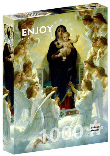 Puzzle, Madonna z aniołami, William Adolphe Bouguereau, 1000 el. Enjoy