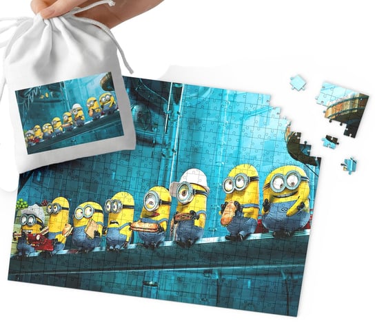 Puzzle - Minionki Wzory Z Bajek I Gier Prezent Na Święta 252El Woreczek WORLD CASE