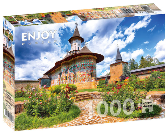 Puzzle, Monastyr Sucevita, Suczawica, Rumunia, 1000 el. Enjoy
