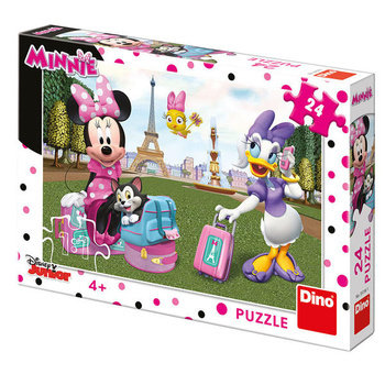 Puzzle Myszka Minnie w Paryżu 24 elementy oryginalne dla dzieci 4+ Dino Toys