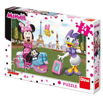 Puzzle Myszka Minnie w Paryżu 24 elementy oryginalne szybka wysyłka dla dzieci 4+ Dino Toys