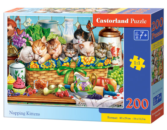 Puzzle Napping Kittens, 200 el. Castorland