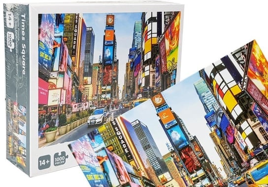 Puzzle Nowy Jork Plac Times Square 1000 elementów Lean Toys