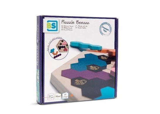 Puzzle od pszczółki, gra logiczna, BS Toys BS Toys