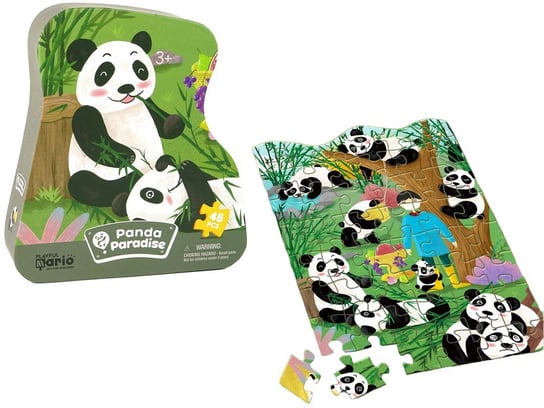 Puzzle Panda Las Bambusowy 48 Elementów Inna marka