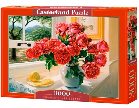 Puzzle Piwonie Kwiaty Summer Reminisce, 3000 el. Castorland