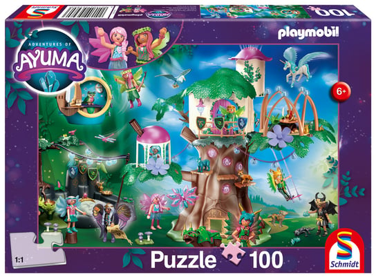 Puzzle, PLAYMOBIL Adventures of Ayuma, 100 el. Schmidt