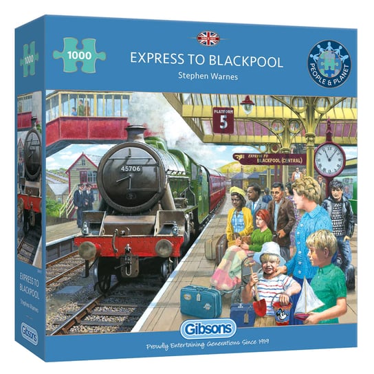 Puzzle, Pociąg do Blackpool / Anglia, 1000 el. Gibsons