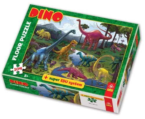 Puzzle, podłogowe Dino, 104 el. Trefl