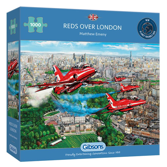 Puzzle, Pokazy lotnicze nad Londynem, 1000 el. Gibsons