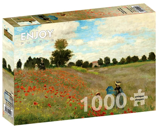 Puzzle, Pole maków, Claude Monet, 1000 el. Enjoy