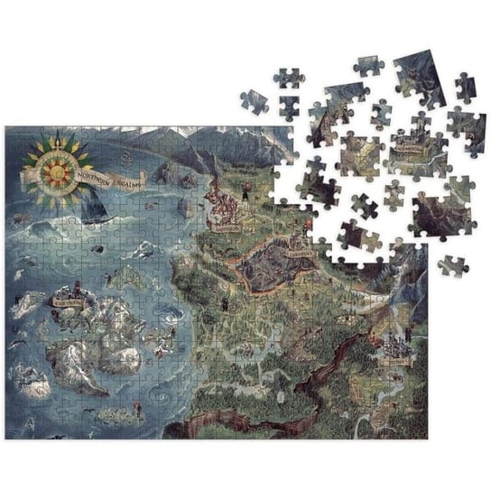 Puzzle Północne Królestwa Northern Realms 1000 Kawałków - Wiedźmin Wiedźmin