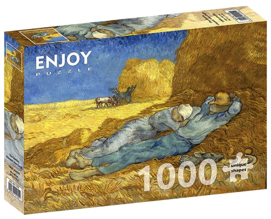 Puzzle, Południe - Odpoczynek od pracy (wg Milleta), Vincent van Gogh, 1000 el. Enjoy