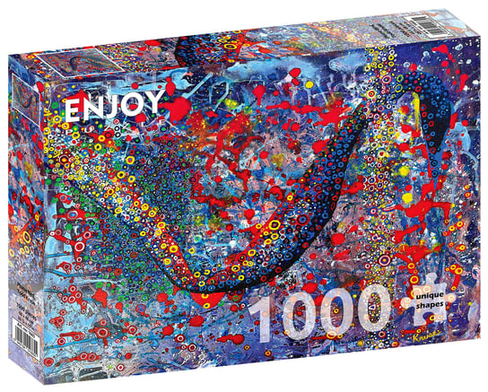 Puzzle, Ptasie pióra, 1000 el. Enjoy