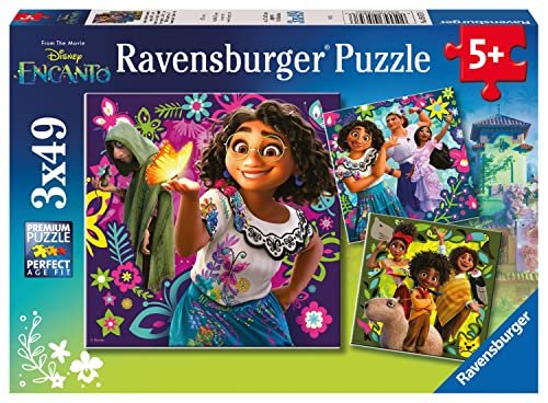 Puzzle Ravensburger Disney Encanto dla dzieci w wieku od 5 lat - Magia czeka - 3x 49 sztuk Ravensburger