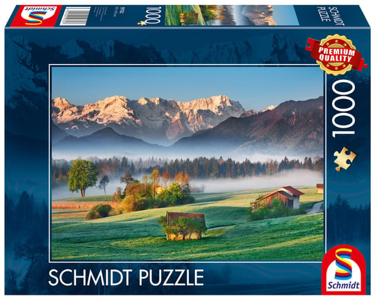 Puzzle, Rezerwat przyrody Murnauer Moos / Niemcy, 1000 el. Schmidt