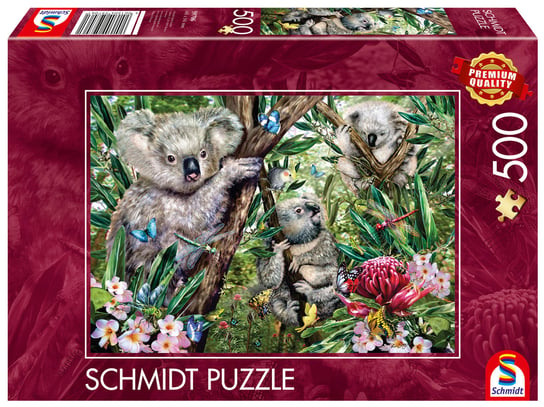 Puzzle, Rodzina koali, 500 el. Schmidt