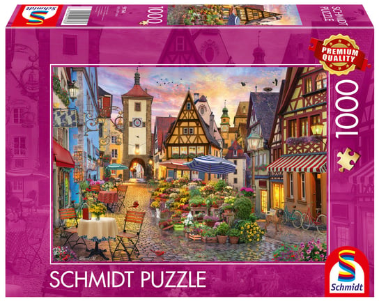 Puzzle, Rothenburg ob der Tauber / Bawaria / Niemcy, 1000 el. Schmidt