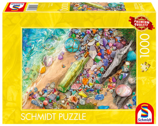 Puzzle, Skarby z plaży, 1000 el. Schmidt