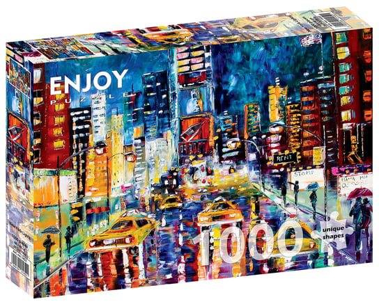 Puzzle, Światła Nowego Jorku, USA, 1000 el. Enjoy