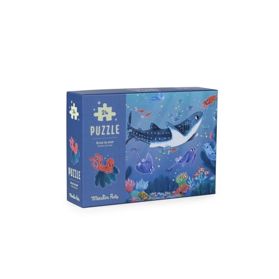 Puzzle świecące w ciemności MORSKIE ŻYCIE 676441 Moulin Roty