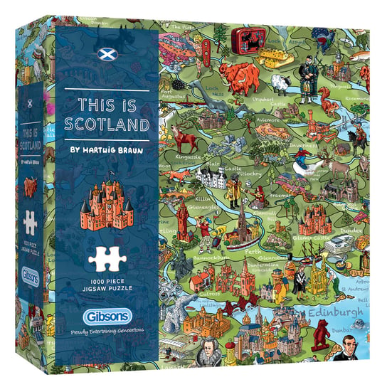 Puzzle, Szkocja, 1000 el. Gibsons