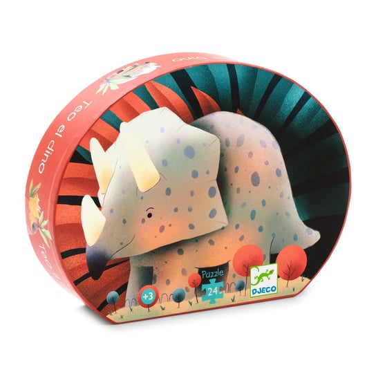 Puzzle tekturowe Triceratops TEO DJ07284 Djeco