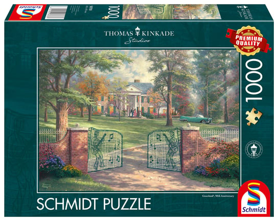 Puzzle, THOMAS KINKADE Graceland latem, 1000 el. Schmidt