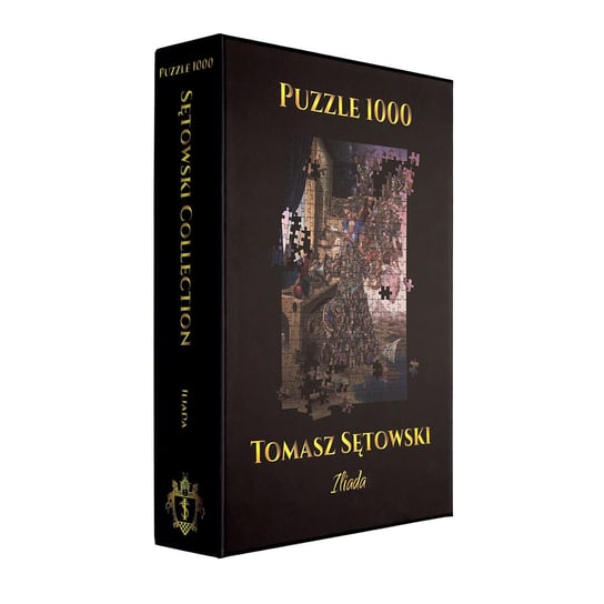 Puzzle Tomasz Sętowski, Iliada / Wooden Board, 1000 el. Wooden Board