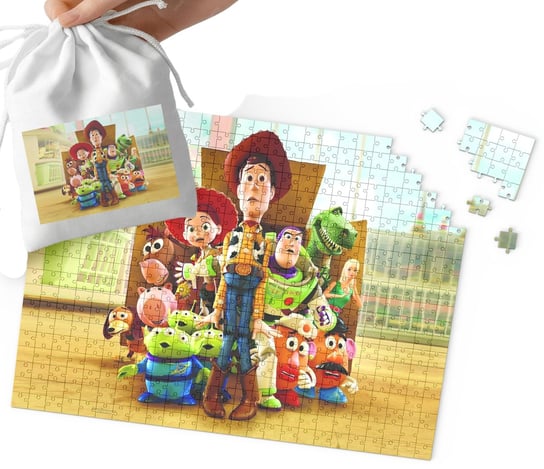 Puzzle - Toy Story Wzory Dla Dzieci Prezent Na Święta 35El + Woreczek WORLD CASE