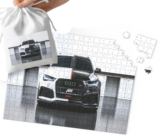 Puzzle Tradycyjne - Super Samochody Audi Mega Wzory 70El + Woreczek WORLD CASE