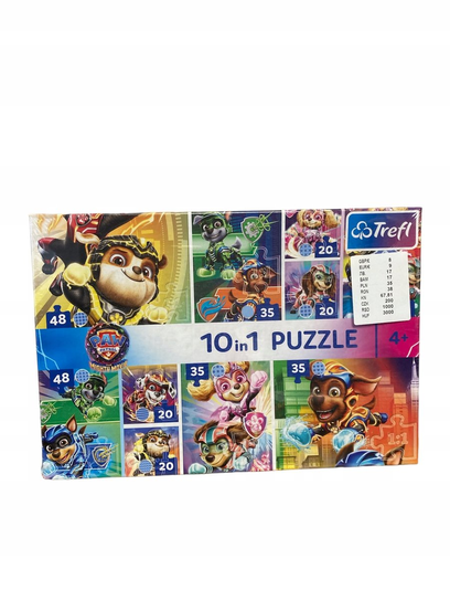 Puzzle Trefl 10 in1 Pso Patrol Wielki Film 96006 - Trefl | Sklep EMPIK.COM