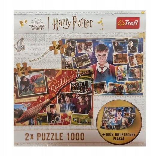 Puzzle Trefl Harry Potter 2X1000 El. + Plakat 748 Trefl