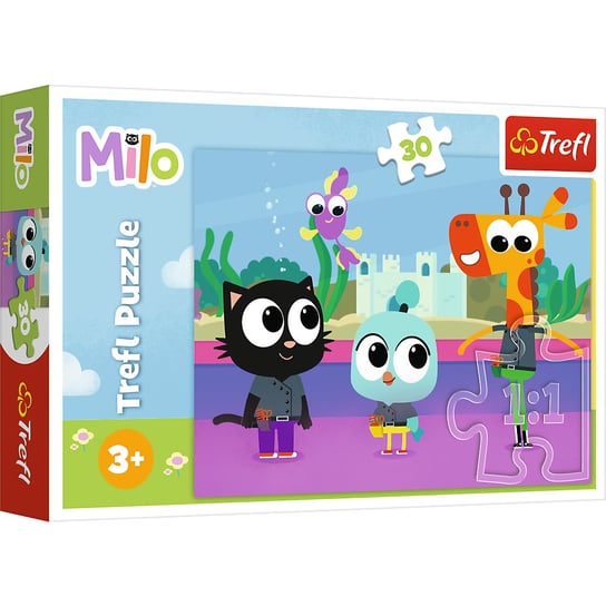 Puzzle, Trefl, Kotek Milo, 30 el. Trefl