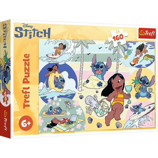 Puzzle, Trefl, Stitch rządzi, 160 el. Trefl