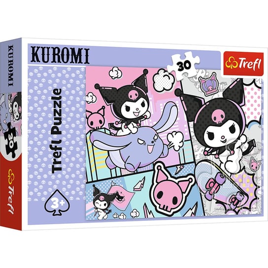 Puzzle, Trefl, Zabawy z Kuromi, 30 el. Trefl