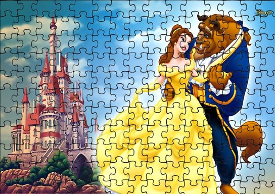 Puzzle Układanka 120 el : Księżniczki + Woreczek Z Nadrukiem bez marki