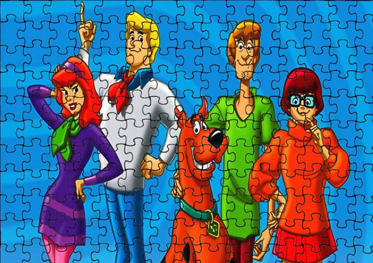 Puzzle Układanka 24 el : Scooby Doo + Woreczek Z Nadrukiem bez marki