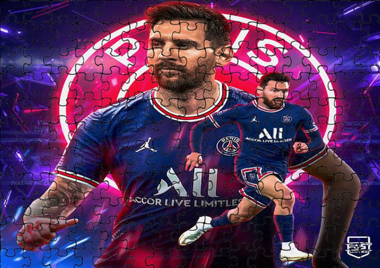 Puzzle Układanka 35 el : Psg Messi + Woreczek Z Nadrukiem bez marki