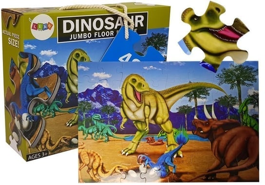 Puzzle Układanka Dinozaury 48 El. lean
