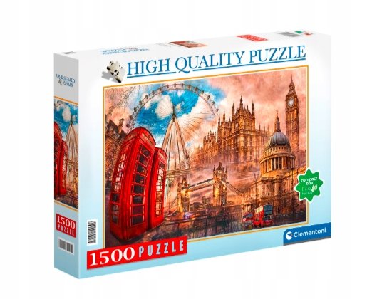 Puzzle Vintage London Clementoni 1500 elementów Clementoni